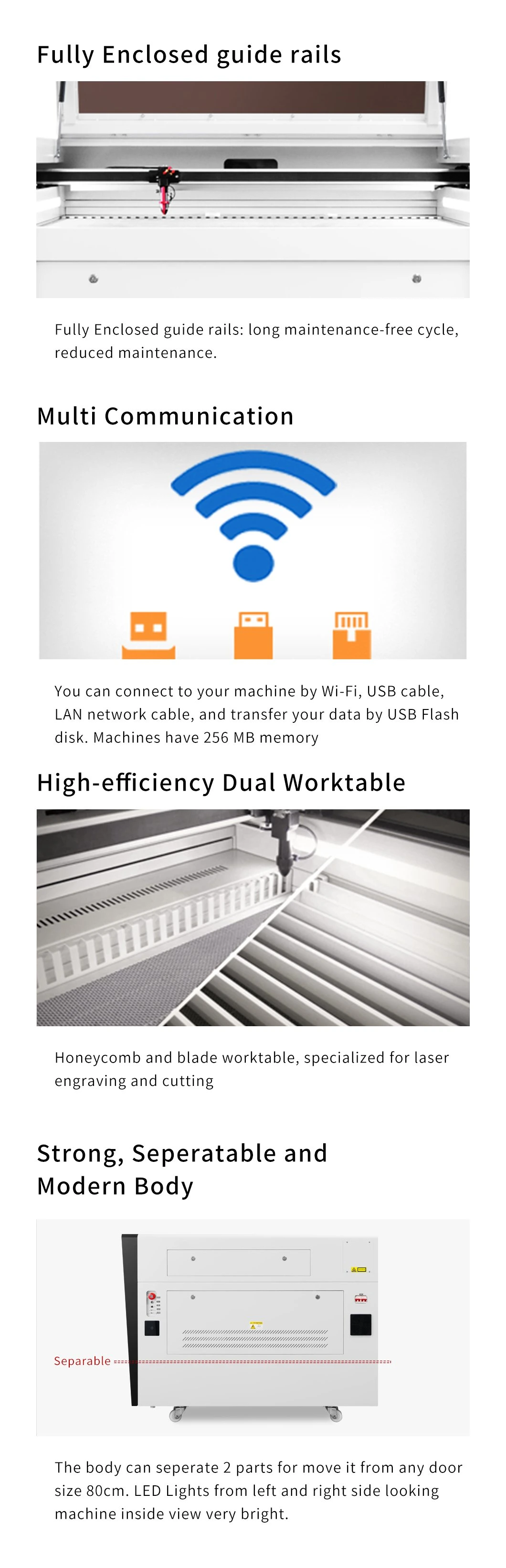 Nova14 55" X 35" 80W CO2 Laser with Ruida Control System and Lightburn Software, Compatible with Windows, Mac Osx, Linux