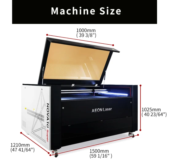 El más rápido de su clase 7045 4570 CO2 Laser 60W/80W/RF30W con múltiples interfaces Software Lightburn